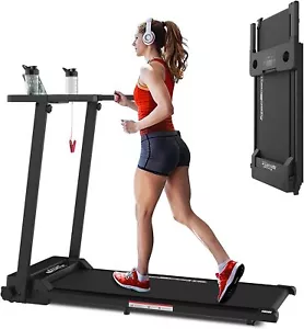 Folding Treadmill Electric Walking Pad Running Jogging Machine with 12 Programs - Picture 1 of 11