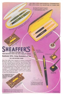 1939 Sheaffer's Pens: New Fineline Pencil Vintage Print Ad - Picture 1 of 1