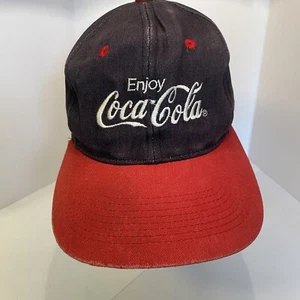 De Colección Sombrero Coca Cola Para Hombres KC Correa Billete Rojo Negro Gorra Logo Bordado Golpeado - Imagen 1 de 11