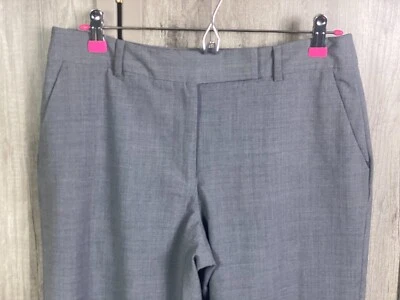 Pantalones de vestir Lands End Outfitters talla 6 gris mezcla de lana frente plano bolsillos forrados Foto 1 de 4