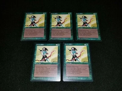 MTG 1x Revised green rare LP Italian FBB Elvish Archers - ships w/ tracking - Image 1 of 2