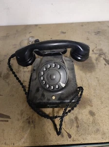 Altes Schwarzes Telefon / Antik - Bild 1 von 3