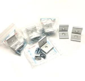 Lot de 6 supports d'angle à angle 90° pour extrusion aluminium intérieur 2 trous, 40x40x40mm - Photo 1/4