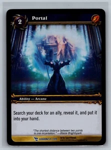 World of Warcraft TCG Portal #51/319 Foil WOW March of the Legion - Picture 1 of 2