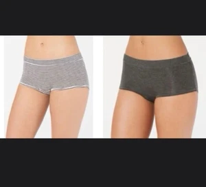 2 Pair of Women's Alfani Ultra Soft Boyshort Underwear Panties Size XXL - Picture 1 of 11