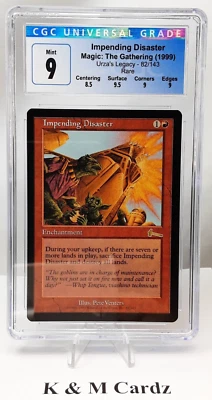 MTG - Urza's Legacy - Impending Disaster - Graded - CGC 9.0 - Image 1 of 4