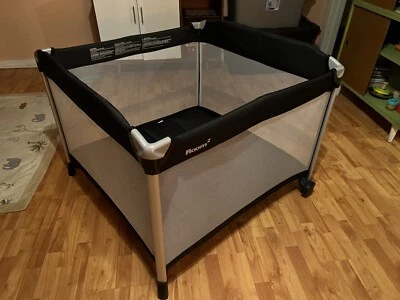 PRE-OWNED JOOVY ROOM2 PORTABLE PLAYARD, BLACK - PREOWNED - Image 1 of 4