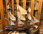 HMS Surprise Scale 1/48 56.9" Wood Model Ship Kit with 4 lifeboat sailboat