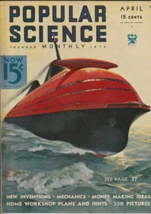Popular Science New Streamlining for Big Ships April 1934 (KL1149) J1000 - Picture 1 of 2