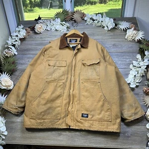 Walls Coat Size 2XL (XXL) Men’s Canvas Workwear Heavy Duty Jacket Distressed - Picture 1 of 22