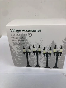 Abt. 56 Dorfzubehör - Dorf Doppel Straßenlaternen - Bild 1 von 3