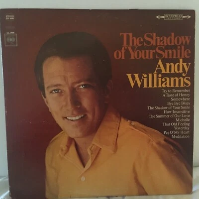 ANDY WILLIAMS – THE SHADOW OF YOUR SMILE COLUMBIA RECORDS - Image 1 of 4