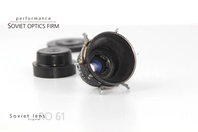 Soviet film lens OKS  RO 61 ( 2,5 / 28 mm) Film camera KONVAS OCT 18 - Image 1 of 4