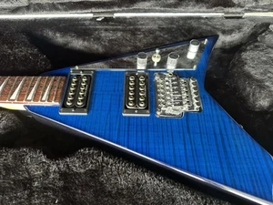 Rare 2002 Jackson RR3 Rhoads Japan Trans Blue Flame Maple - Picture 1 of 16