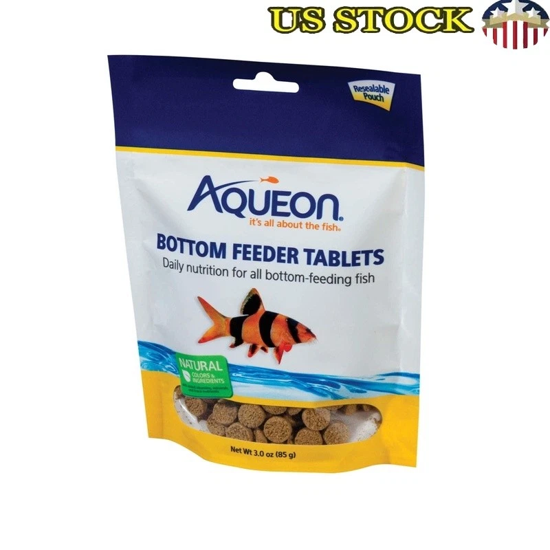 Bottom Feeder Fish Food Tablets Sinking Nutrition Catfish Loaches Shrimp New - Image 1 of 4