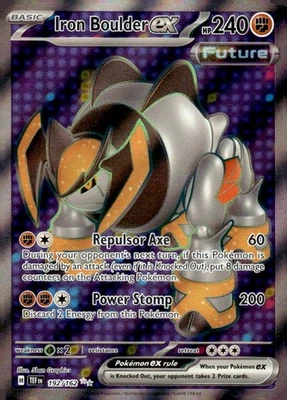 Pokemon TCG SV05: Temporal Forces #192/162 Iron Boulder ex - Image 1 of 2