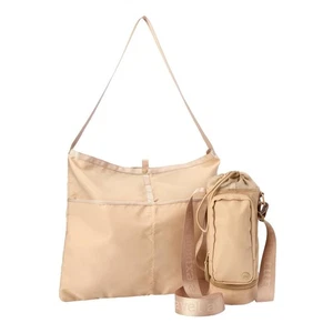 Bandolera Samantha Brown To-Go Botella de Agua con Bolsa Embalable Hueso Nueva con Etiquetas - Imagen 1 de 7