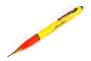 Frank Brown Machinery Market marmorierter Zelluloid Druckbleistift Sioux City NB - Bild 1 von 7