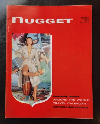 Nugget March 1957 Salvador Dali article and illustrations by Dali, Houlihan etc. - Image 1 of 3