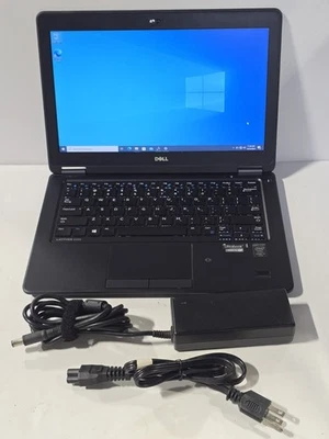 Dell Latitude E7250 Laptop i7-5600U 2.6GHz 8GB RAM 256GB SSD Win 10 Pro - Image 1 of 4