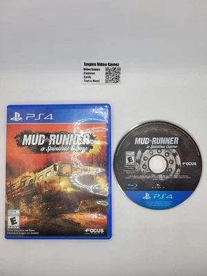 Mud Runner A Spintires Game (Sony Playstation 4, PS4) - Complete - CIB - Tested - Image 1 of 2