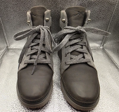 Chaco Sierra Castlerock Gris Cuero Cordones Botines Impermeables Mujer 8 Foto 1 de 4