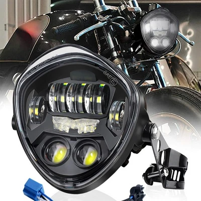 LED Motorcycle Headlight For Victory Cross Country Magnum Kingpin Vegas Hammer - Image 1 of 4