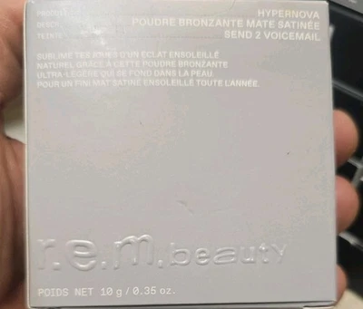 r.e.m. Beauty Hypernova Satin Matte Bronzer Send 2 Voice Mail 10g / .35 Oz - Image 1 of 2