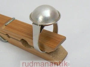 RING WEISSGOLD 585 mit großer MABEPERLE - punziert und signiert - Grösse 60.5 - Bild 1 von 1