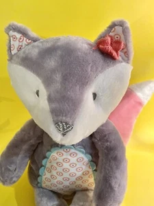 Levtex Baby Fiona Girl Gray Fox Plush Stuffed Animal 17” Soft N Cute - Picture 1 of 9