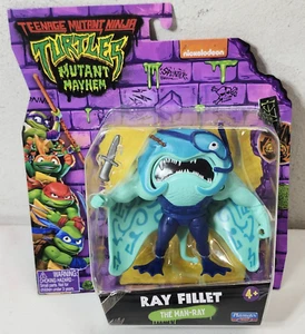 Teenage Mutant Ninja Turtles Mutant Mayhem Ray Fillet The Man-Ray Figure Toy NEW - Picture 1 of 4
