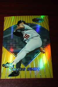 1996 Bowman's Best Previews Refractor Hideo Nomo #BBP26