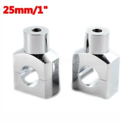 Хромированное крепление стояков руля 1 дюйм для Honda VT Shadow Spirit Deluxe 600 750 1100 - Изображение 1 из 4