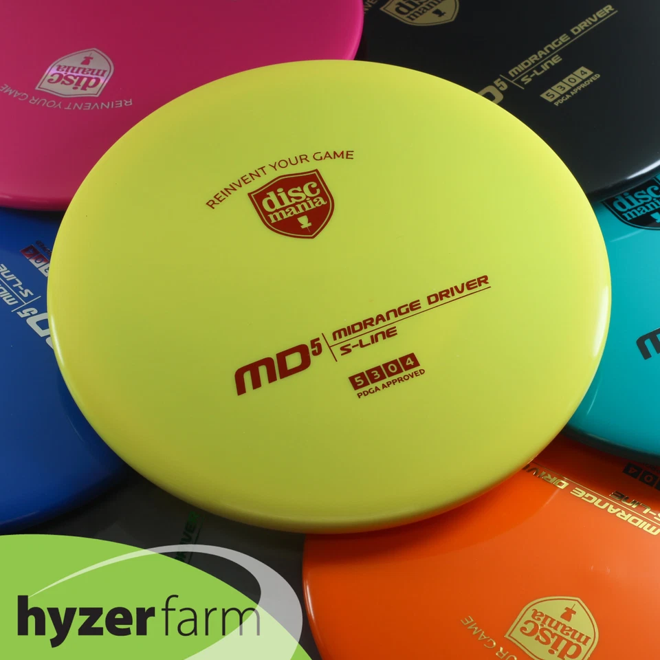 Discmania S-LINE MD5 *elige tu color y peso* Hyzer Farm disco de golf de gama media Foto 1 de 1