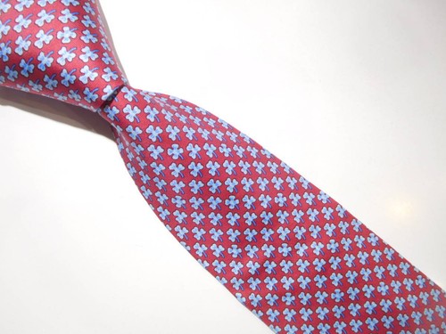 HERMÈS Cravatta uomo Hermes France vera seta cravatta abito classico lusso multicolore W683