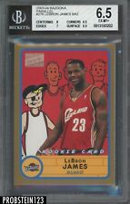 2003-04 Topps Bazooka Parallel Gold #276 LeBron James RC Rookie BGS 6.5 w/ 8