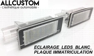 2 x LED ECLAIRAGE FEU PLAQUE IMMATRICULATION BLANC pour DACIA DUSTER I 2010-2017 - Picture 1 of 4