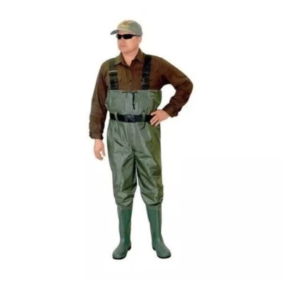 Caddis | Men's Chest Waders | Size 11 | Green | Fishing Equipment/supplies | - Image 1 of 3