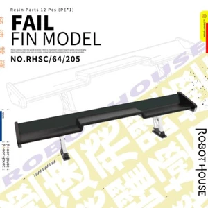 Robot House 1/64 3D Print Resin Details Up Tail Fin Panel Model MUSCLE CAR REAL - Bild 1 von 2