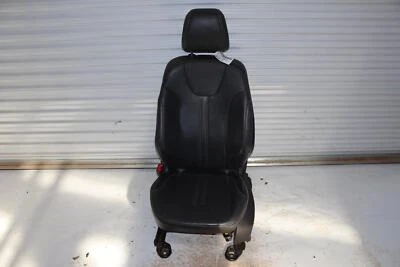 Ford Focus 2014 hatchback asiento delantero izquierdo del lado del conductor cuero negro OEM Foto 1 de 4