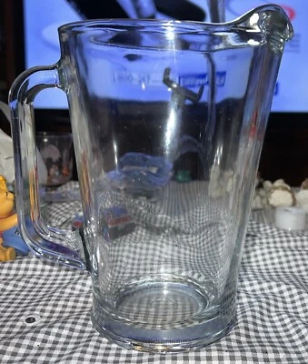 Crisa Beer Pitcher Glass Bar Heavy Duty 60 Oz Cold Libbey Commercial Restaurant - Image 1 of 4