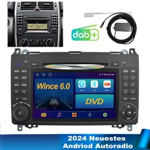 GPS Navigation 7" Autoradio Für Mercedes Benz B200 Viano VW Crafter DAB Navi DVD - Bild 1 von 13