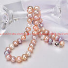 Genuine Natural 7-8Mm Multi-Color Freshwater Cultured Pearl Necklace 14-36"