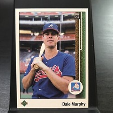 1989 Upper Deck #357 Dale Murphy Atlanta Braves Baseball Card