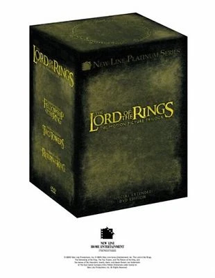 LORD OF THE RINGS Trilogy Complete Extended Edi. + Extras Sealed 12 DVD Region 2 - Image 1 of 4