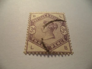 (YAS) VICTORIAN STAMP SG 191 3d LILAC AS IN THE PHOTOS . - Imagen 1 de 2