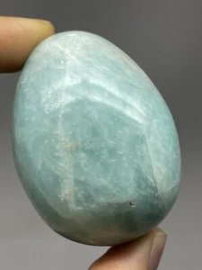 Amazonite 4.1oz Egg Polished Reiki Crystal Healing EMF Protection L1 - Picture 1 of 12