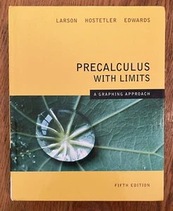 Precalculus with Limits A Graphing Approach 9780618851522 R. Larson 2008 5th E - Picture 1 of 8