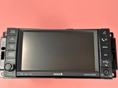 2013 CHRYSLER 200  AM-FM-CD-DVD-HDD, W/NAVIGATION IDENT: RHR  OEM - Image 1 of 4