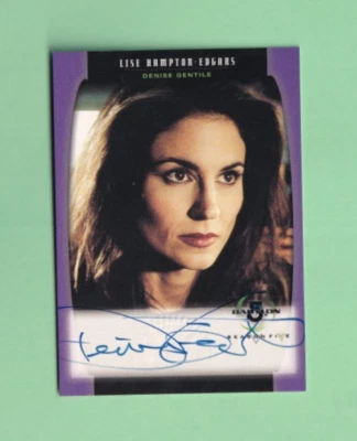 Babylon 5 Season Five 1998  autograph card A07 Denise Gentile Lise Hampton-Edgar - Image 1 of 2
